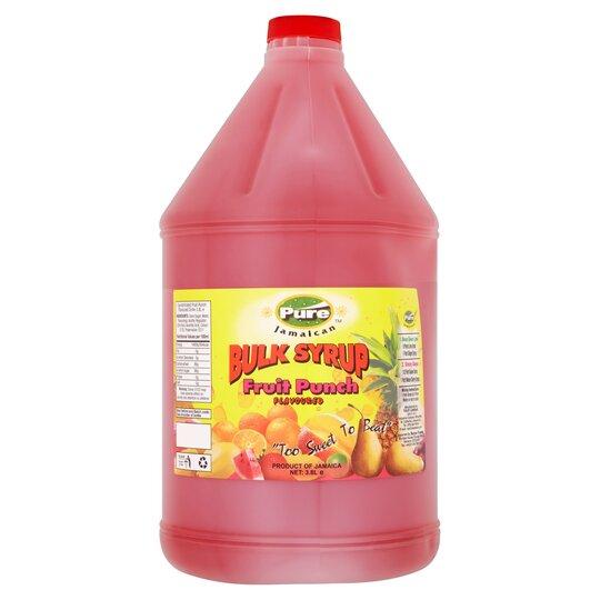 Pure Fruit Punch Syrup 38l Box Of 4 My Africa Caribbean 3442