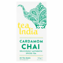 Tea India Cardamom Chai Tea Bags  4x40's