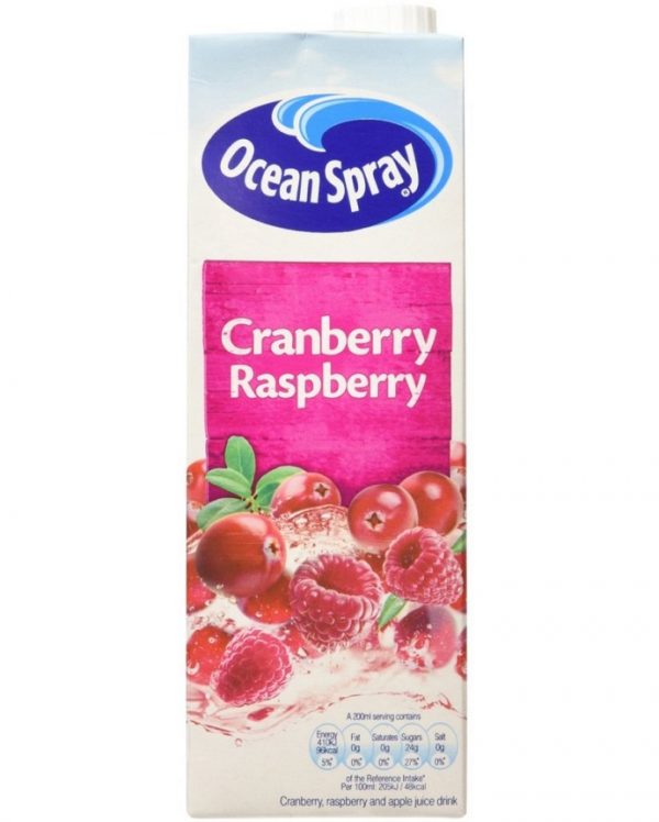 Ocean Spray Cranberry & Raspberry  12x1ltr