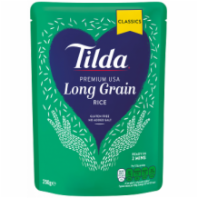 Tilda Steamed Long Grain Rice  6x250g