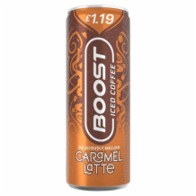 Boost Coffee Caramel Can   12x250ml