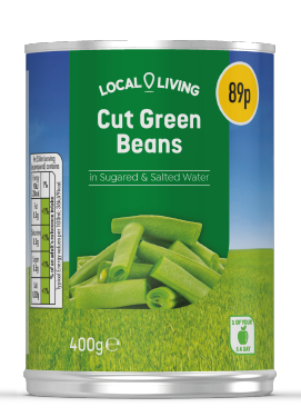 Local Living Green Beans   12x400g