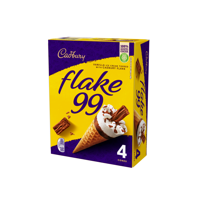 Cadbury Flake Cone Multi packs 6x4x125m