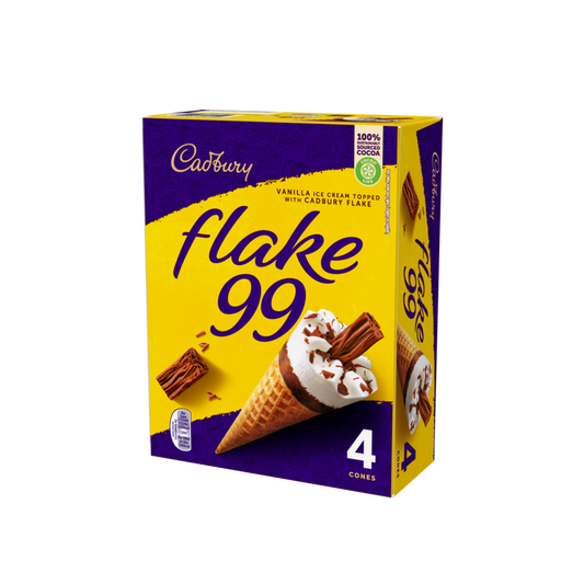 Cadbury Flake Cone Multi packs 6x4x125m