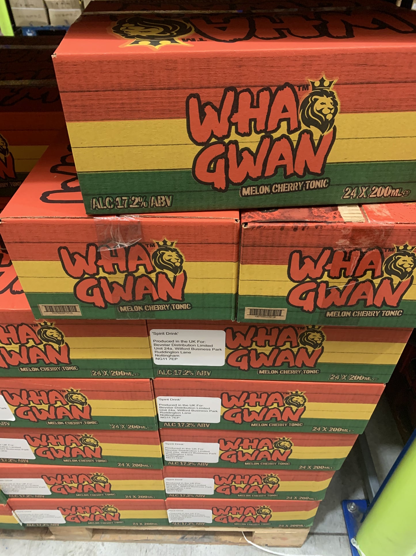 Wha Gwan Melon Cherry Tonic 200ml Case of 24