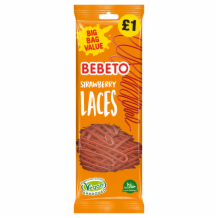 Bebeto Strawberry Laces   12x160g (4)