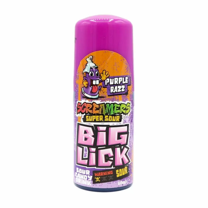 Zed Candy Screamers Big Lick Purple Razz  12x60ml(12)