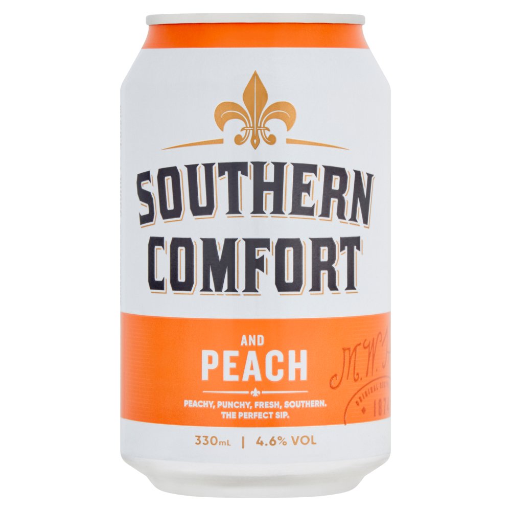 Southern Comfort and Peach 330ml   330ml × 12 × 1