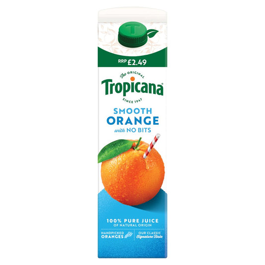 Tropicana Smooth Orange with No Bits 850ml   850ml × 6 × 1