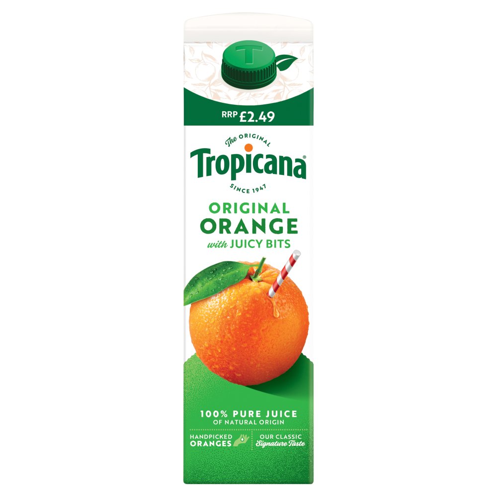 Tropicana Original Orange with Juicy Bits 850ml   850ml × 6 × 1