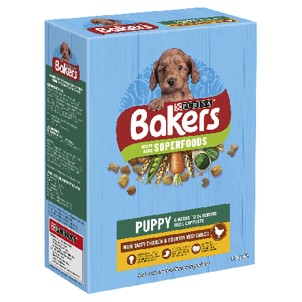 Bakers Puppy Chicken & Veg  5x1.1kg