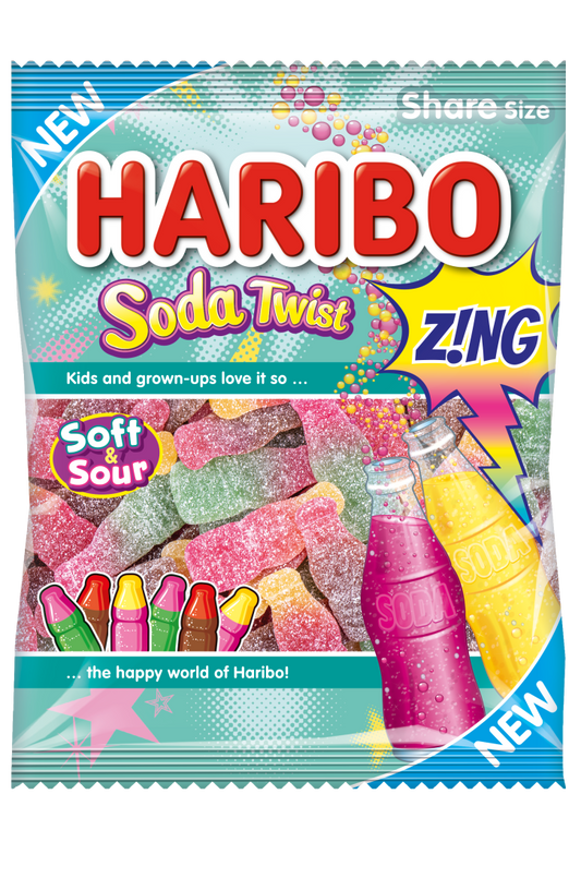 Haribo Soda Twist Zing   12x160g