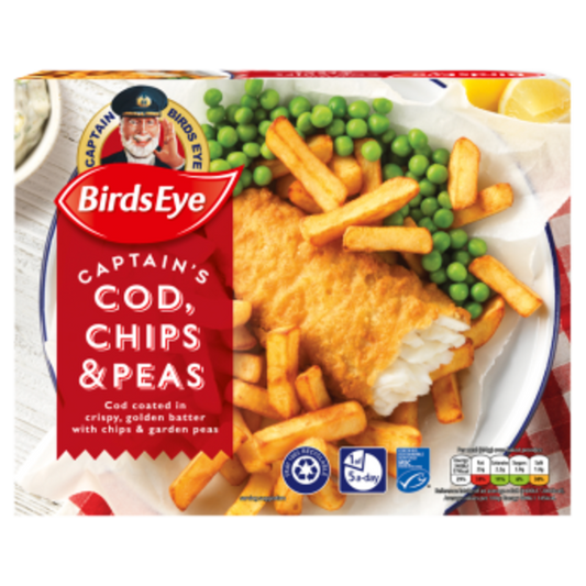 Birds Eye Cod & Chips Meal 6x395g