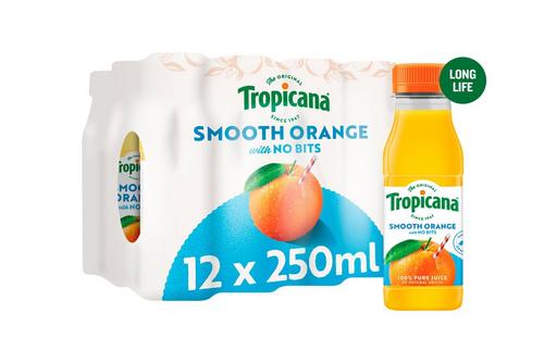 Tropicana Smooth Orange Long Lasting   12x250ml