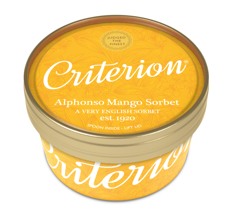 Criterion Alphonso Mango Sorbet Cup 18x130ml