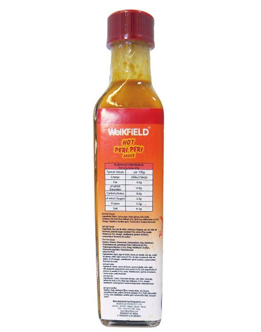 Weikfield Sauce Hot Peri Peri    6x265g