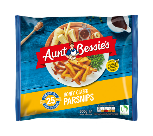 Aunt Bess Glaze Parsnip UNIT 6x500g . Packed 2 units to a case.
Unit Weight: 3.00 Kilos.