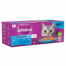 Whiskas + Cat Pouches Fish Favourites In Jelly  4x85g