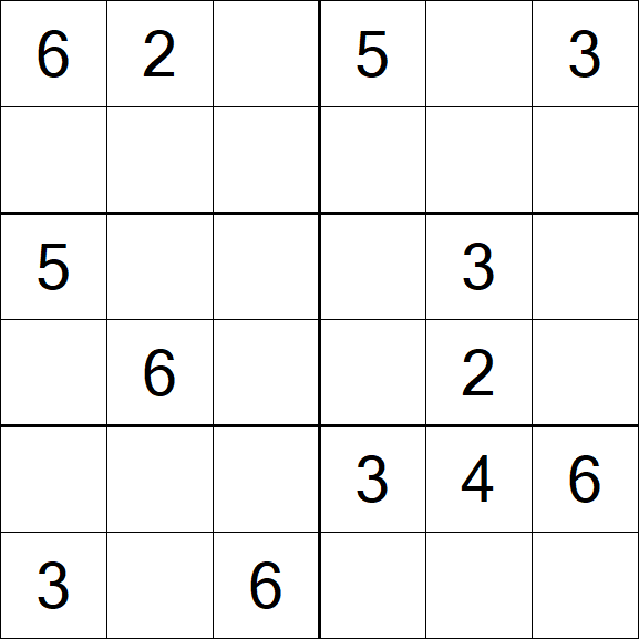 A Sudoku  6x6's