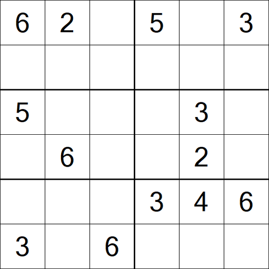 A Sudoku  6x6's