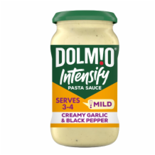 Dolmio Intensify Mild Creamy Gar&black Pepper Sce  6x390g