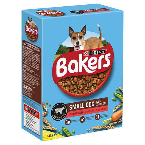 Bakers Small Dog Beef Veg & Wholegrain   5x1.1kg