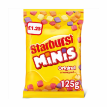 Starburst Mini Treat Bag   12x125g