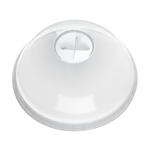 Clear Dome Lid with Hole for Slush Cup 98mm CASE 20x50