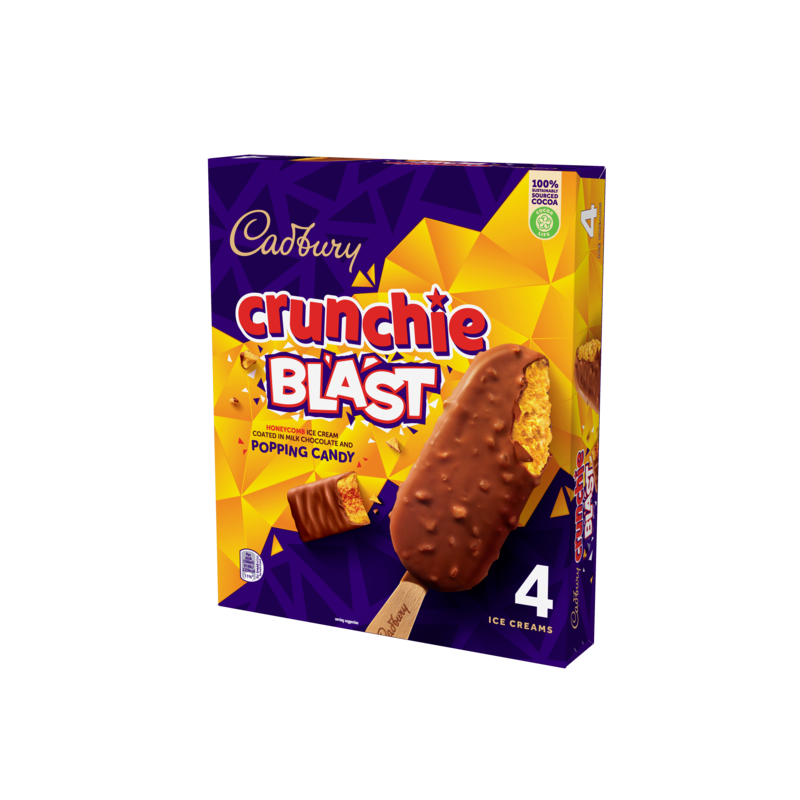 Cadbury Crunchie Blast Stick MultiPack 90ml 8x4x90ml