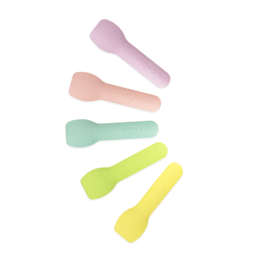 VW 3.5" Coloured Ice Cream Paper Spoons 1x2000