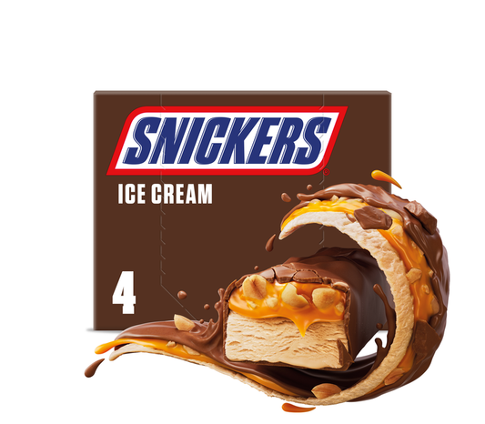 Snickers Ice Cream 4 Pack Multipack 12x4