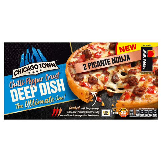 Chicago Town Deep Dish Picante Ndula 13cm 12x360g