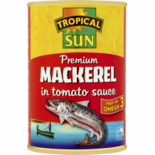 Tropical Sun Mackerel In Tomato  12x400g