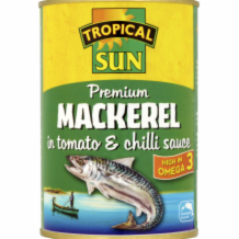 Tropical Sun Mackerel In Tomato & Chilli  12x400g