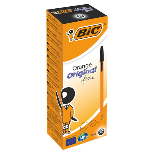 BIC Orange Original Fine 20 Pens   Box × 20 × 1