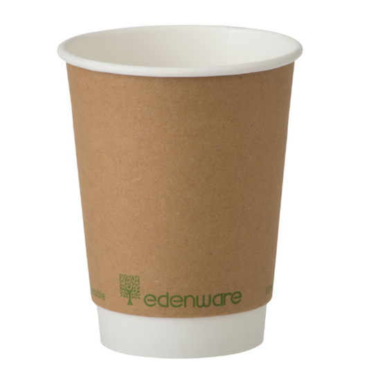 12oz D'Wall Compostable Coffee Cup CASE 1x500