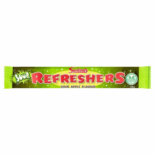 Swizzels Refresher Sour Apple Chew Bar p  60x18g(6)