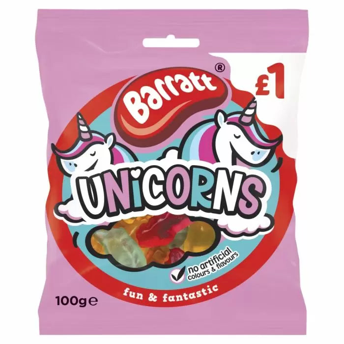 Barratt Fun & Fantastic Unicorns   12x100g