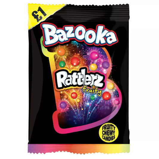 Bazooka Rattlerz Fruity   12x100g(6)