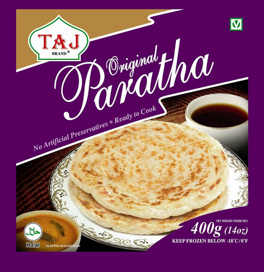 TAJ Plain Paratha CASE 12x400g