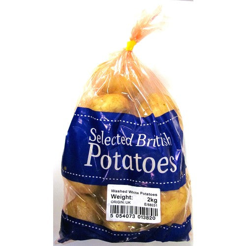 Best One Washed White Potatoes   2Kg × 1