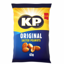 Kp Orig Salted Nuts Box   16x65g