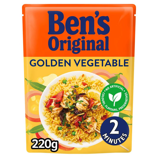 Bens Original Golden Veg Rice Rth  6x220g