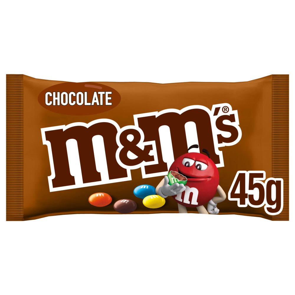 M&M's Milk Chocolate Bites Bag 45g Box of 24