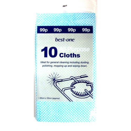 Bestone All Purpose Cloth Blue PM 99p   10pk × 6 × 1