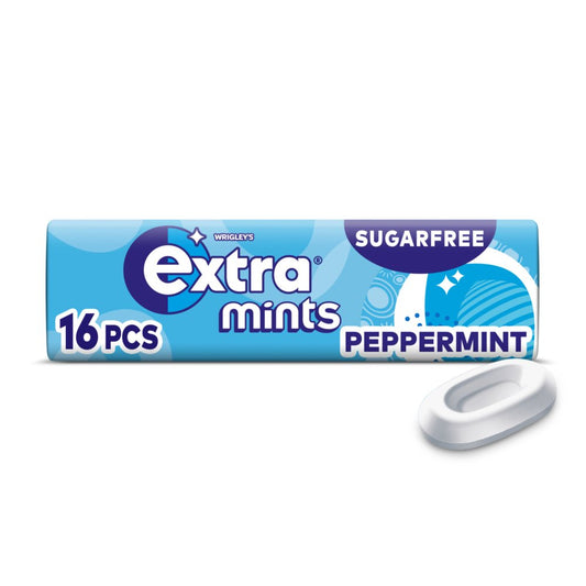 Extra Peppermint Sugarfree Mints 16 Pieces