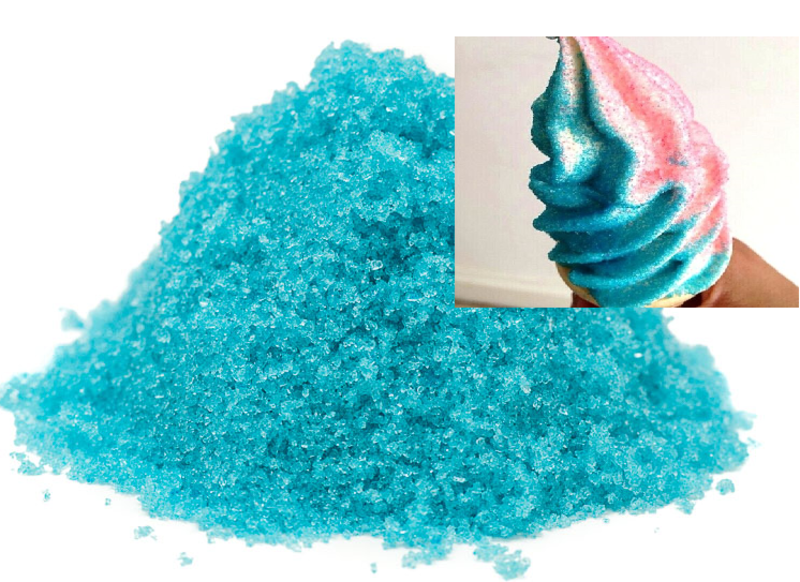 Blue Bubblegum Ice Cream Sherbet crystal UNIT 1x3kg . Packed 4 units to a case.
Unit Weight: 12.00 Kilos.