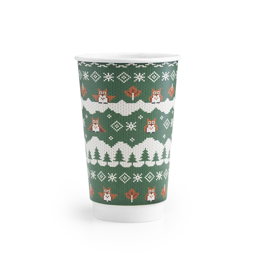 VW 16oz Christmas Cup UNIT (Green with owls) 1X20 . Packed 20 units to a case.
Unit Weight: 0.15 Kilos.