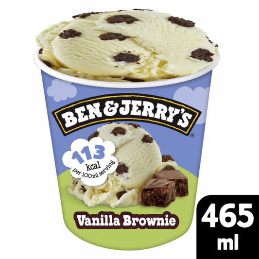 Ben & Jerrys Lighten Up Vanilla Brownie 8x465ml