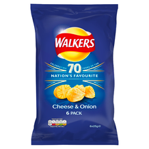 Walkers  Cheese & Onion  Pk  18x25g C